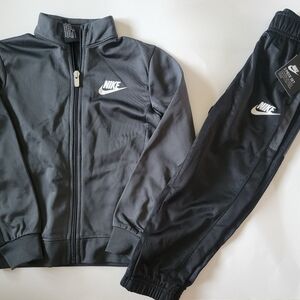 Nike Kids Black and Gray Jacket & Pants Set